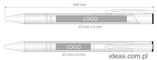 Cosmo z grawerem pole grawerowania